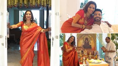 Ankita Lokhande Turns into 'Tulsi Virani' as She Shares a Video from Her Housewarming Puja Introducing Her Fam – WATCH